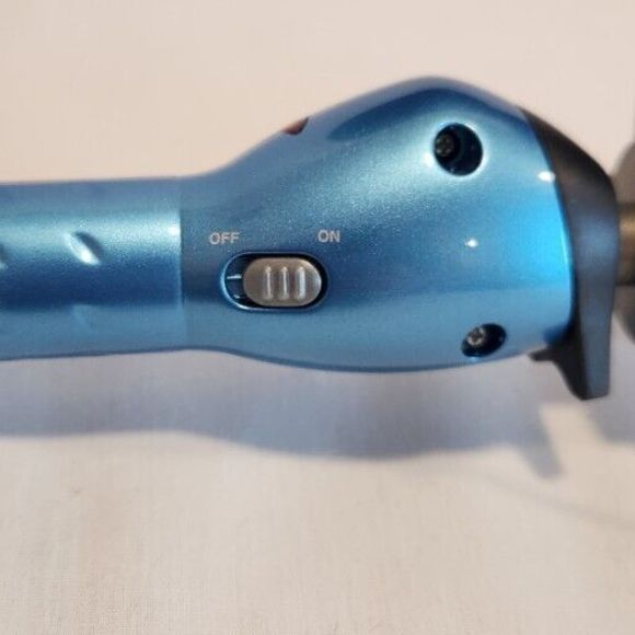 BaByliss PRO Curling Iron Spring Nano Titanium 1.25" Blue - Picture 4 of 8